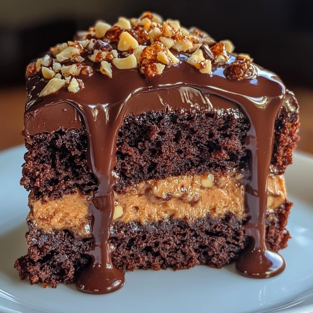Receta celestial de pastel poke de chocolate alemán