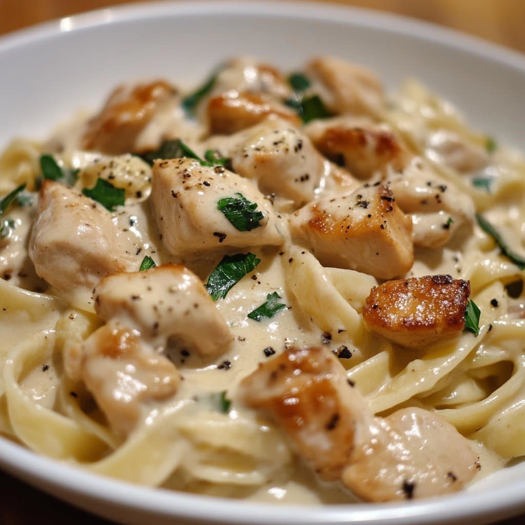 Pasta Cremosa de Pollo: Un Plato Casero Delicioso