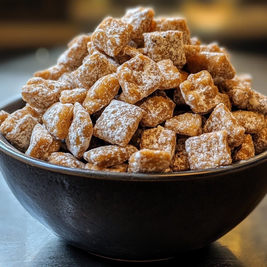 Receta de Butterfinger Puppy Chow: Un Dulce Aperitivo Delicioso