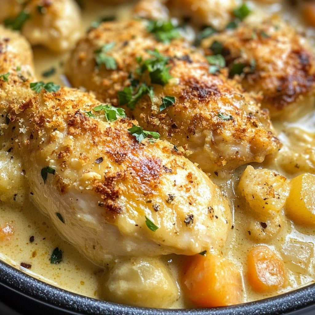 Guía de Receta de Cazuela de Pollo de Un Millón de Dólares