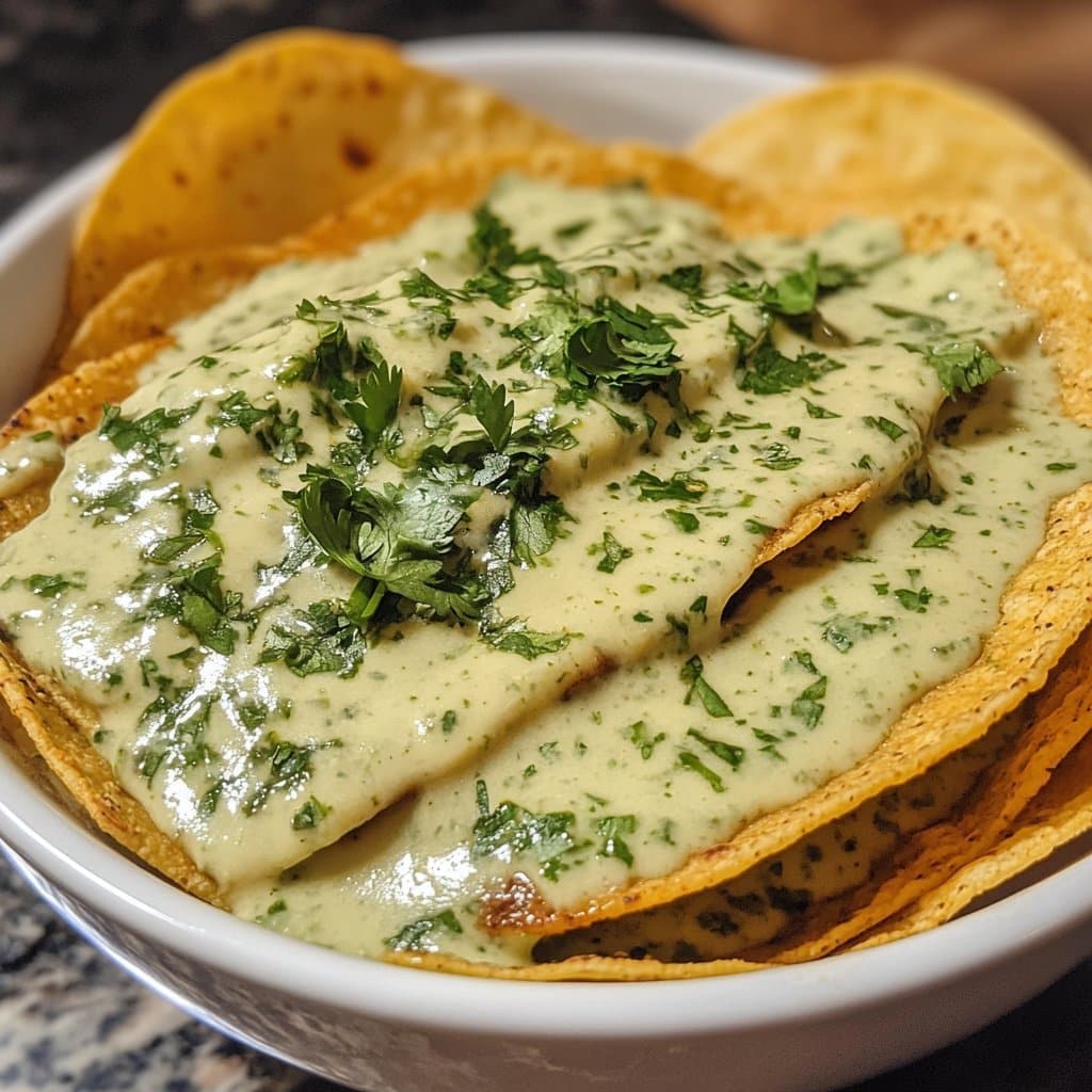 Receta de salsa cremosa de ajo, lima y cilantro