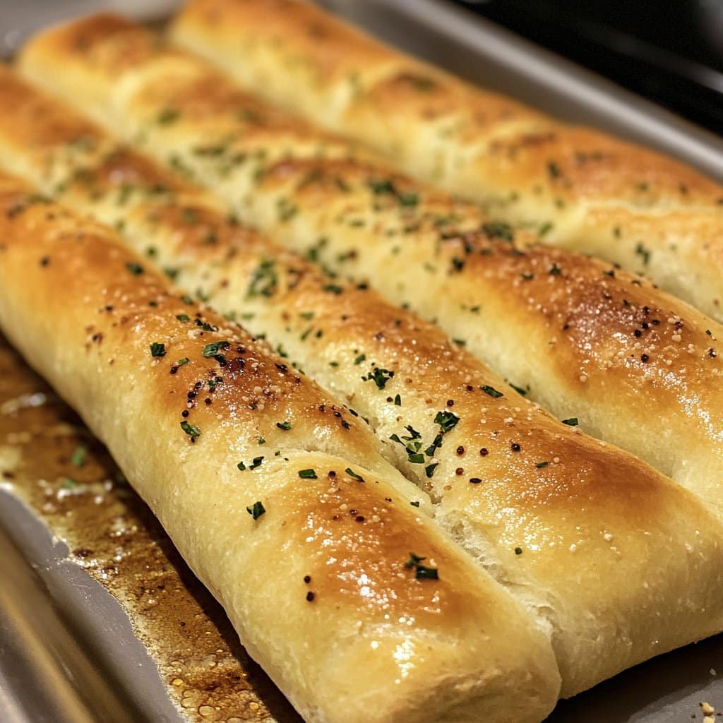 Receta casera de palitos de pan al estilo Olive Garden