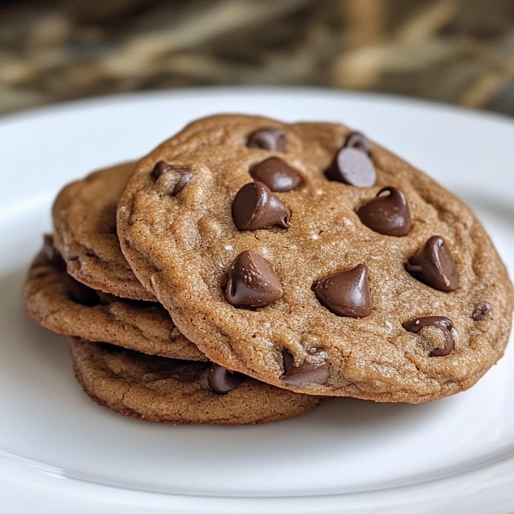 Receta de Galletas Suaves y Masticables de Plátano con Chispas de Chocolate