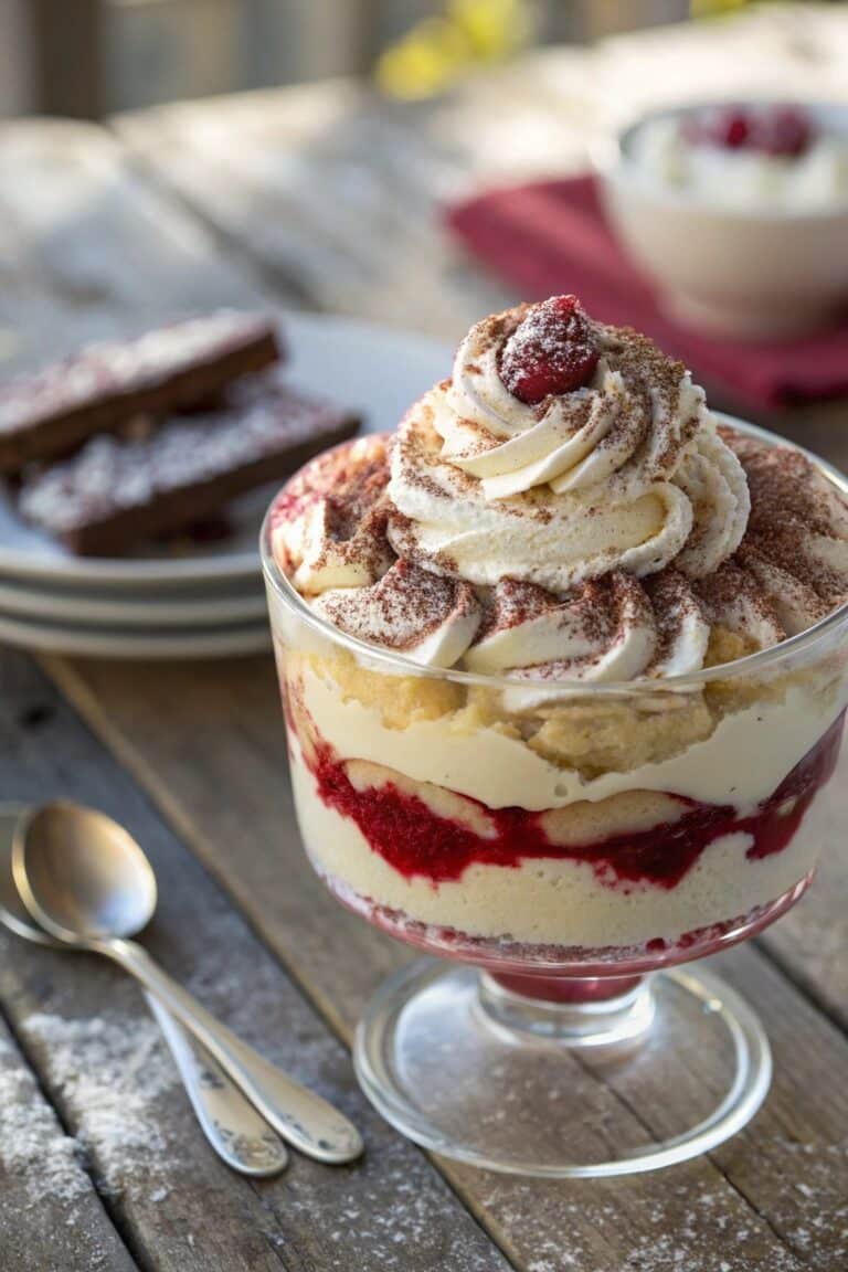 Receta de Tiramisú de Chocolate Blanco y Frambuesa