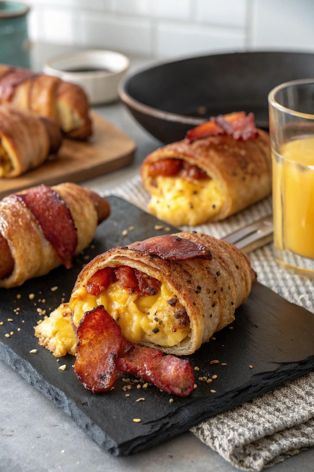 Receta de Pigshots de Desayuno Picante con Chipotle