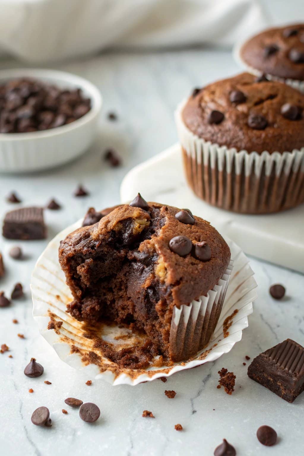 Receta de Cupcakes Cielo de Chispas de Chocolate: Un Dulce Placer