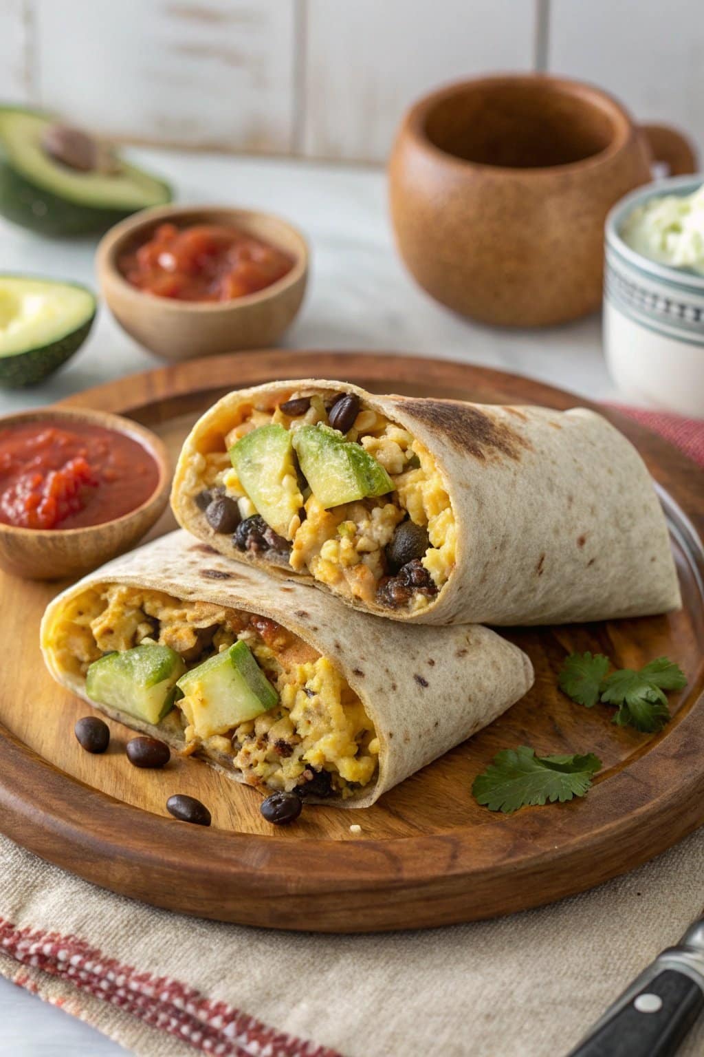 Burritos de desayuno altos en proteínas | Energiza tu mañana