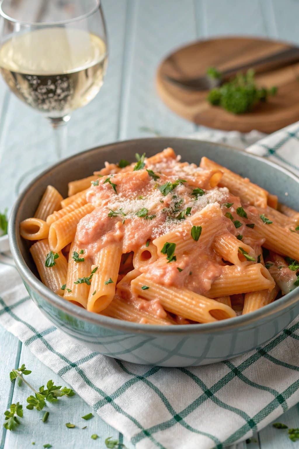 Receta de pasta con salsa rosa cremosa: deliciosamente fácil