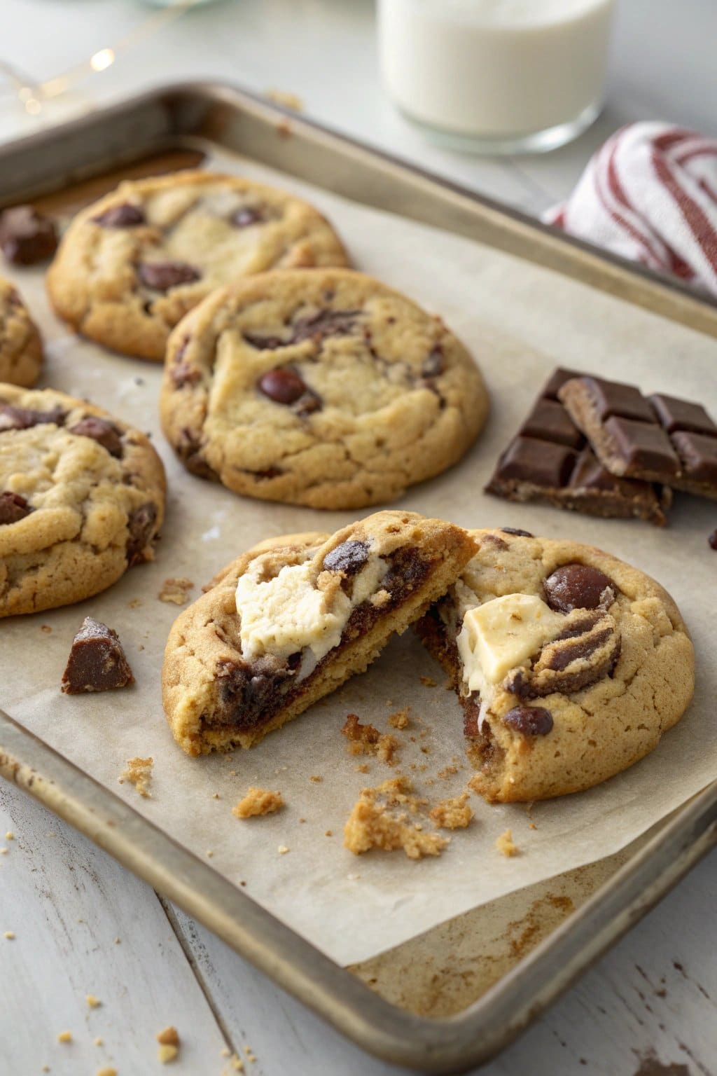 Receta definitiva de galletas de cheesecake con chispas de chocolate