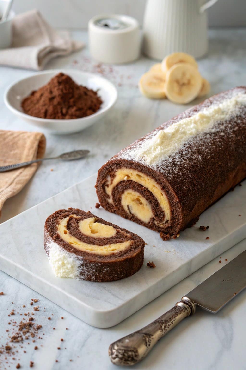 Receta Deliciosa de Rollos de Plátano con Chocolate