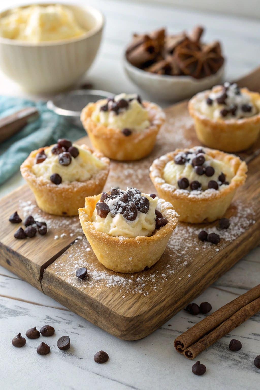 Mini Copas de Cannoli: Receta Deliciosa de Postre