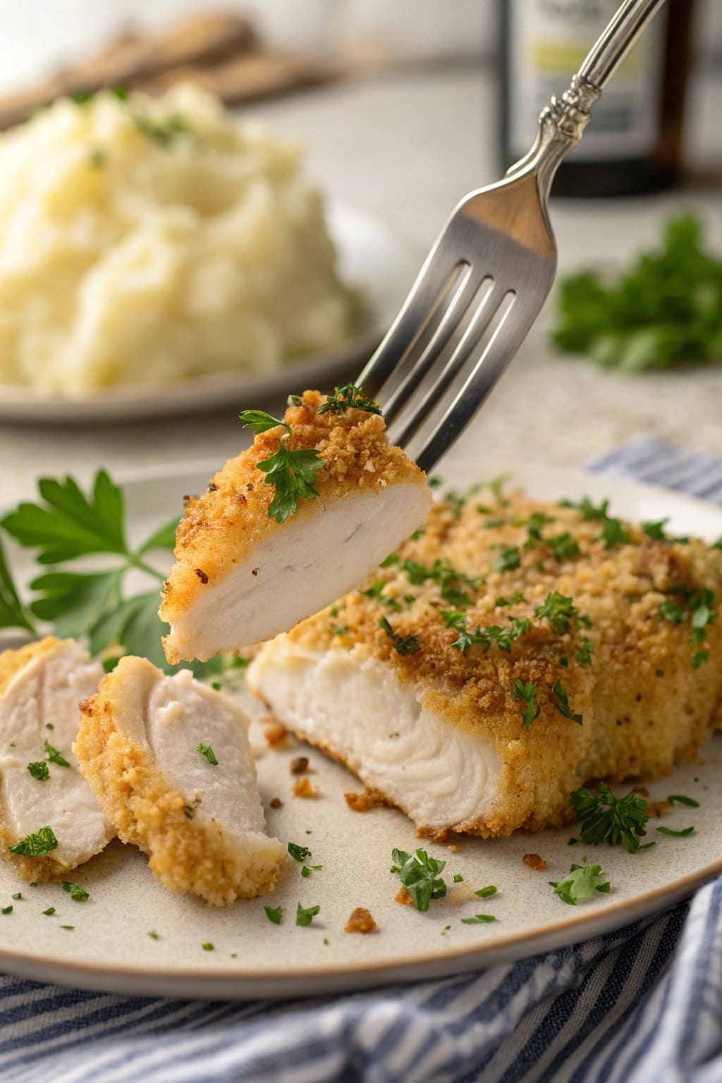 Receta de Pollo Empanizado con Parmesano de Longhorn Steakhouse