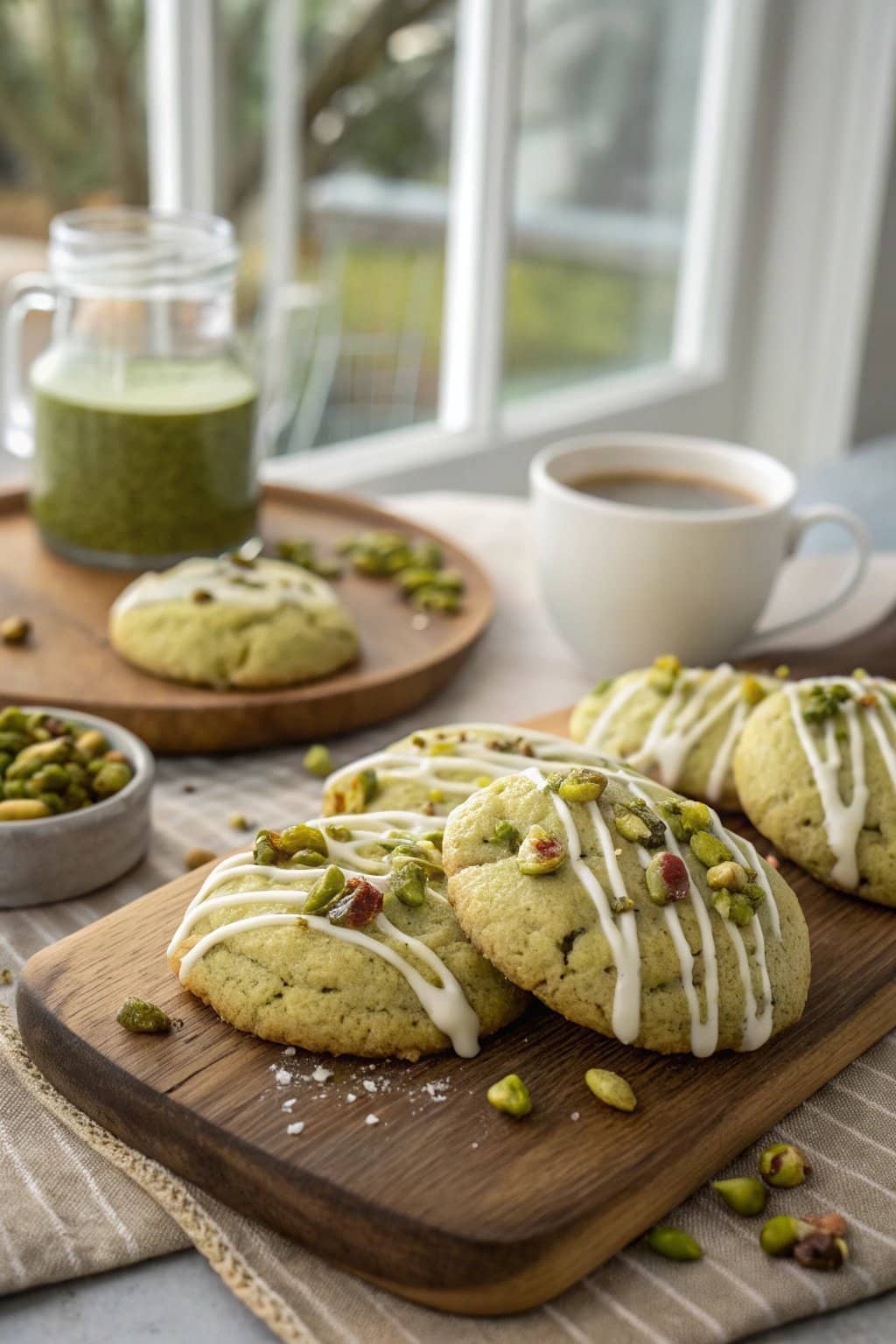 Receta de Galletas de Crema de Pistacho Deliciosas