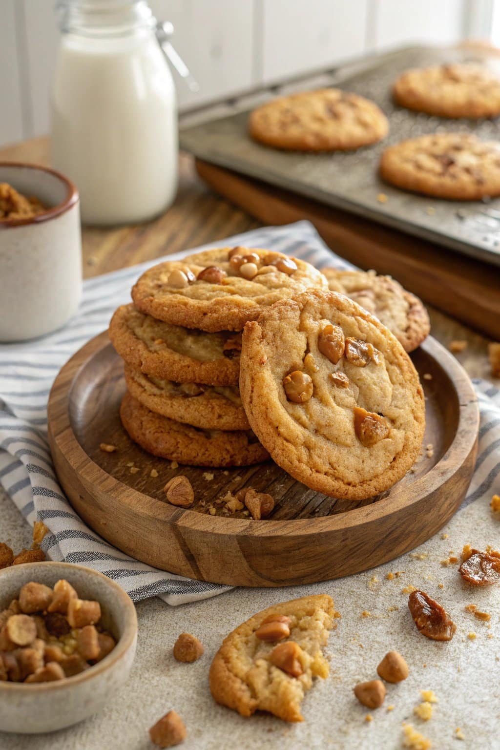 Receta de Galletas de Toffee con Mantequilla Dorada | Deliciosamente Ricas