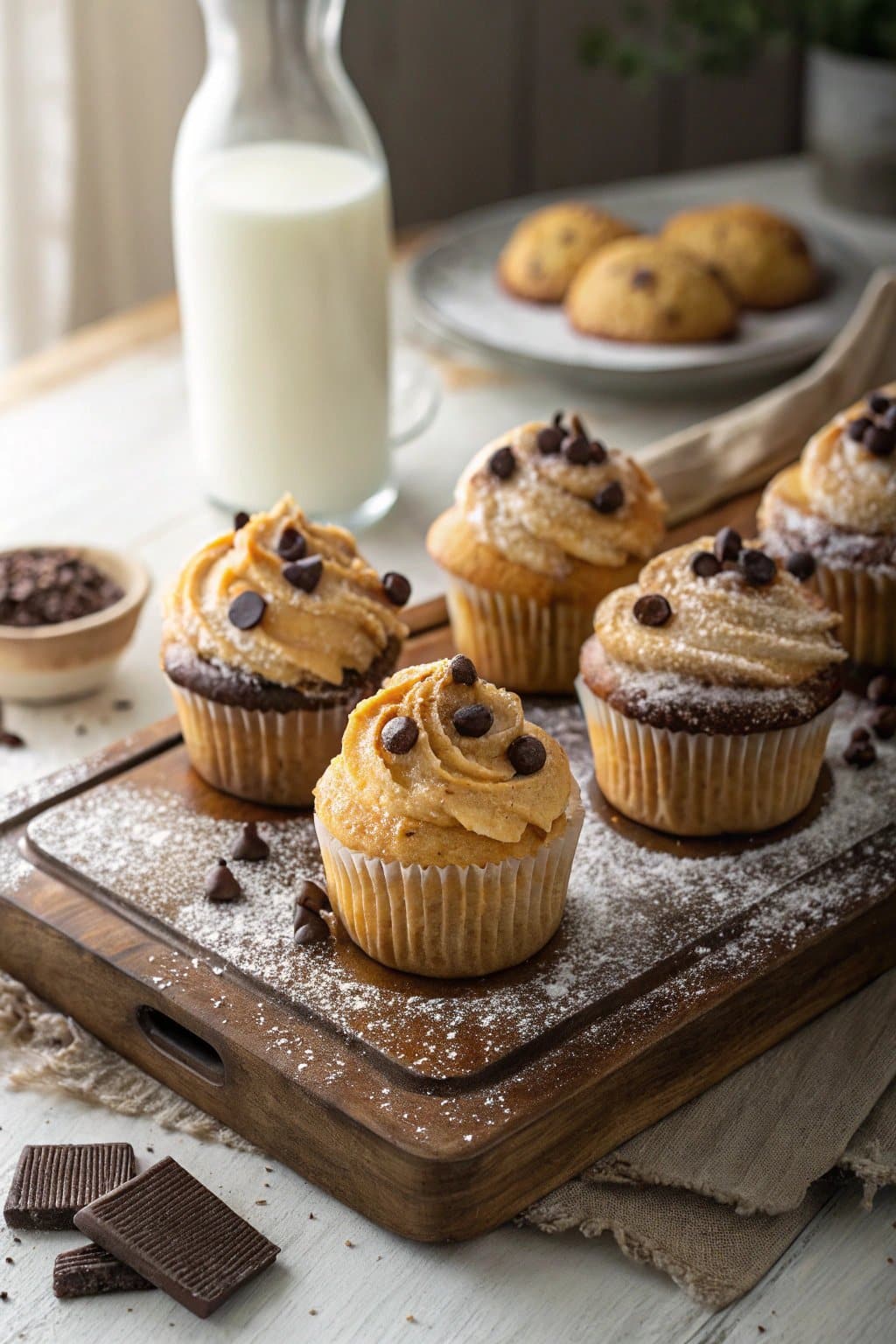 Receta de Cupcakes Cielo de Chispas de Chocolate: Un Dulce Placer