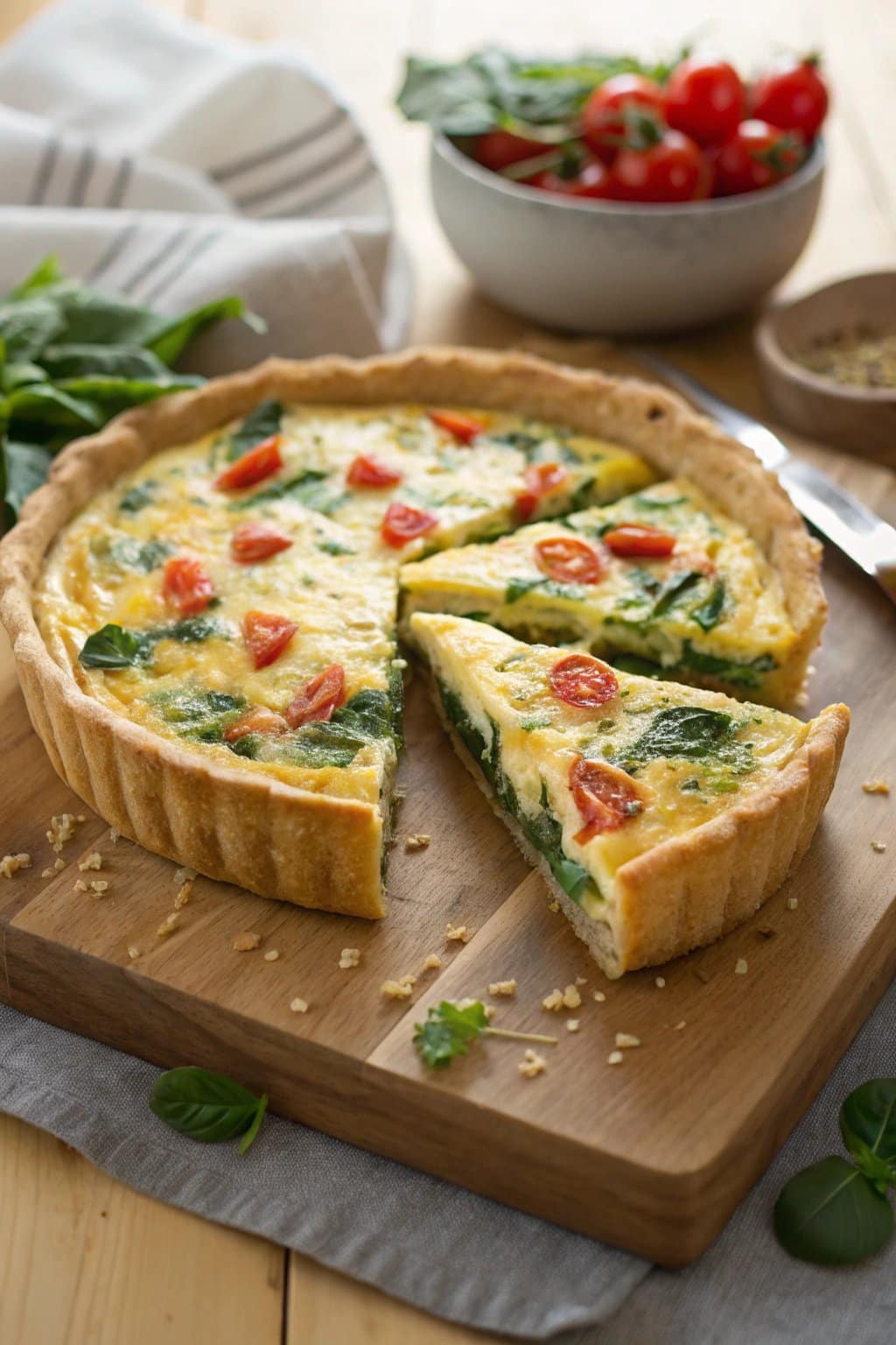 Tarta de tortilla horneada: un giro delicioso a la quiche