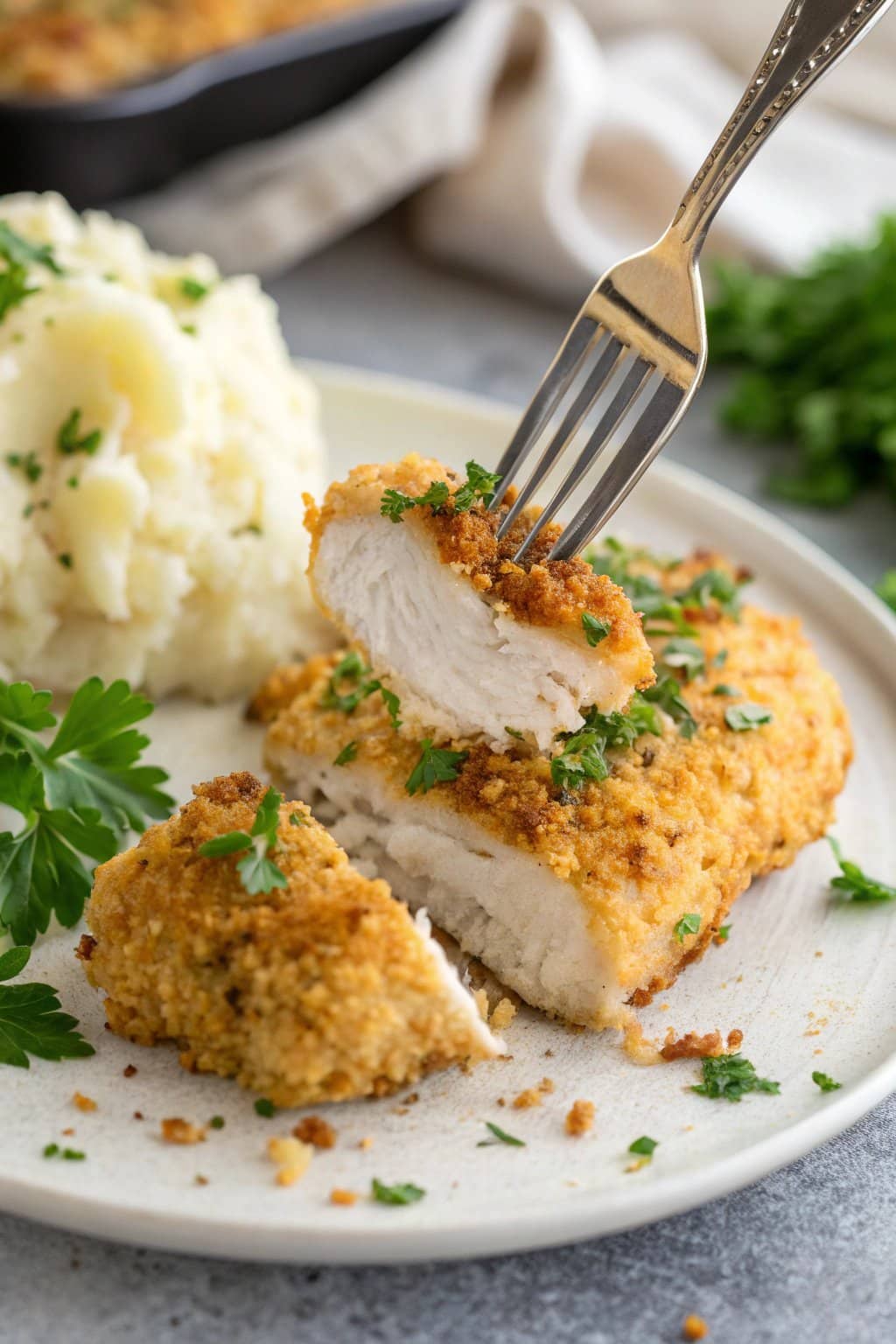 Receta de Pollo Empanizado con Parmesano de Longhorn Steakhouse