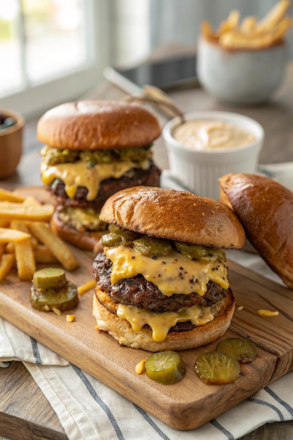 Hamburguesas Nostálgicas Deliciosas con Salsa de Baconnaise