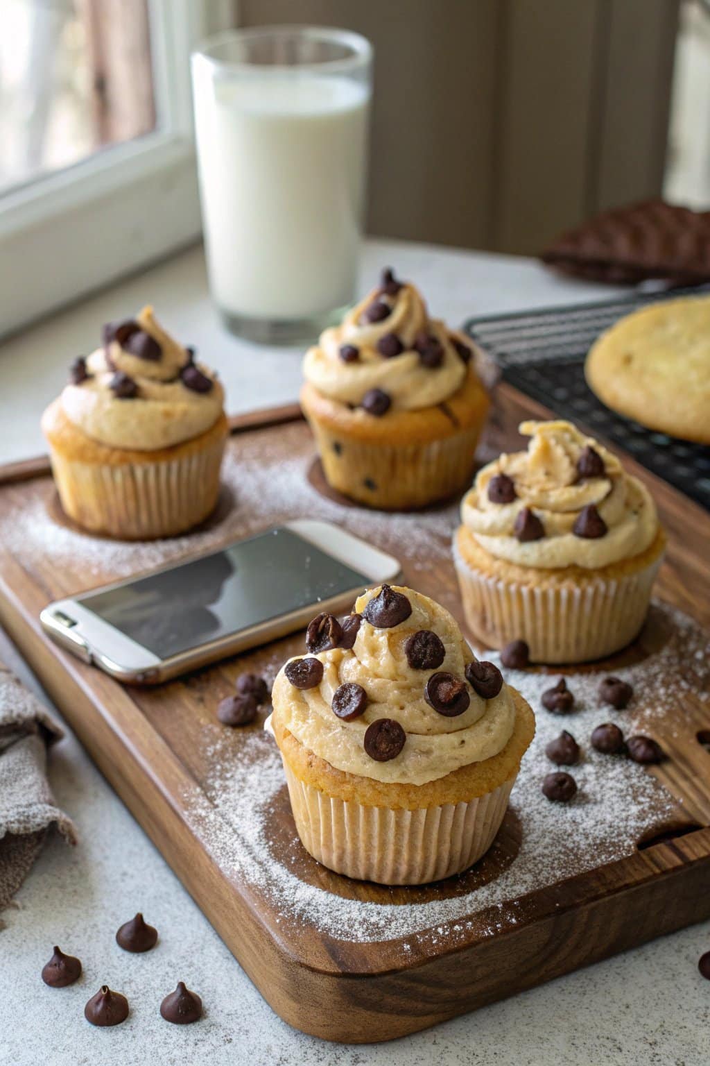 Receta de Cupcakes Cielo de Chispas de Chocolate: Un Dulce Placer