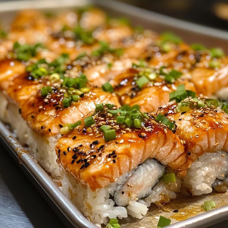 Salmón al Horno Estilo Sushi: Una Versión Acogedora de un Clásico