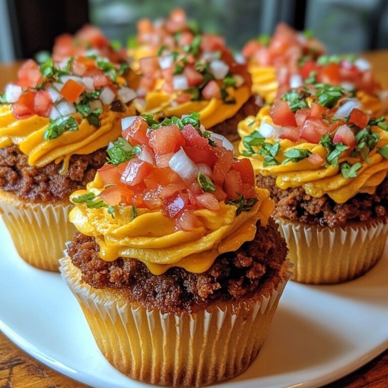 Cupcakes de Taco Delicia: Un Aperitivo Sabroso