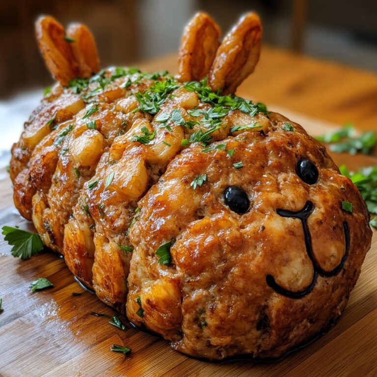 Receta de pastel de carne en forma de conejo: un giro divertido a la tradición