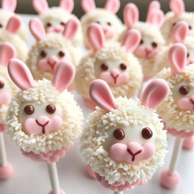 Cake Pops de Cola de Conejito: Adorables Golosinas de Pascua