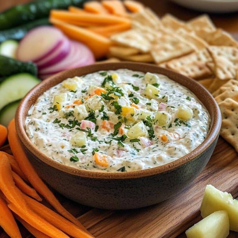 Receta de Dip de Verduras de Primavera: Fresco y Delicioso