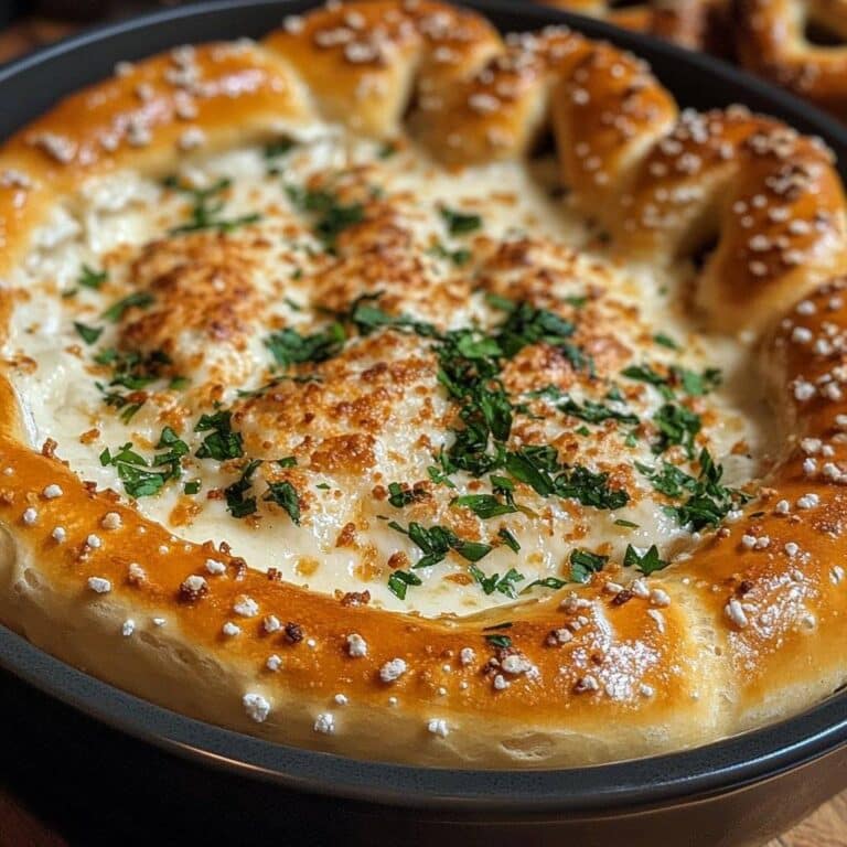 Receta de Dip de Queso con Pretzel: Delicioso y Sabroso