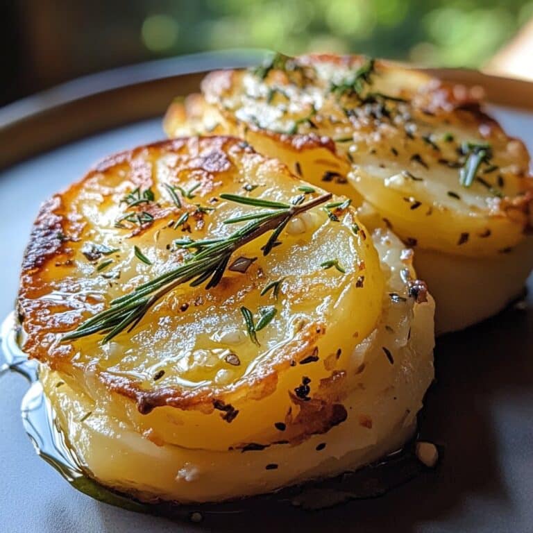 Receta de Papas Machacadas con Romero y Ajo
