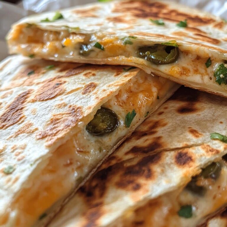 Receta Deliciosa de Quesadillas de Jalapeño Popper