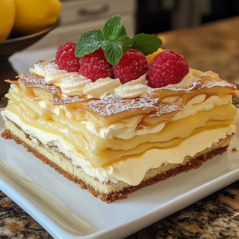 Receta de pastel de eclair de limón sin hornear – Simple y delicioso