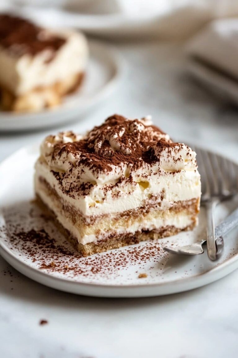 Tiramisu Semifreddo – Fácil pastel helado italiano sin hornear