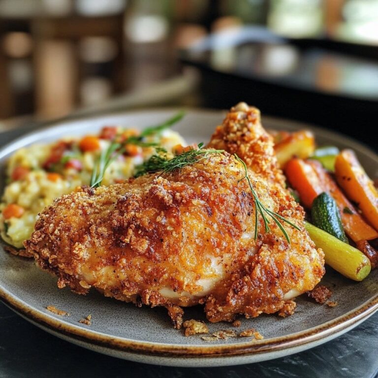 Pollo Frito Saludable al Horno – Súper Crujiente Sin Freír