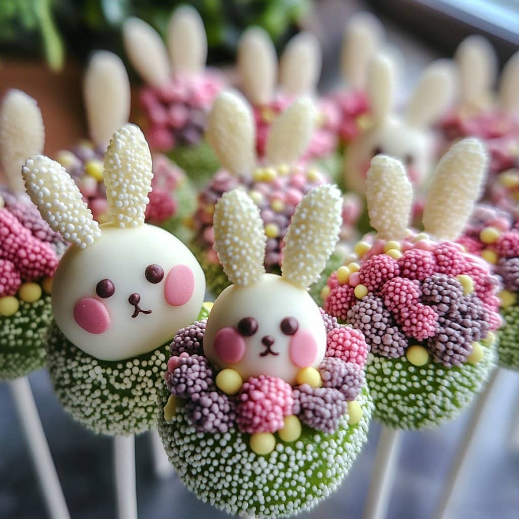 Cake Pops de Cola de Conejito: Adorables Golosinas de Pascua