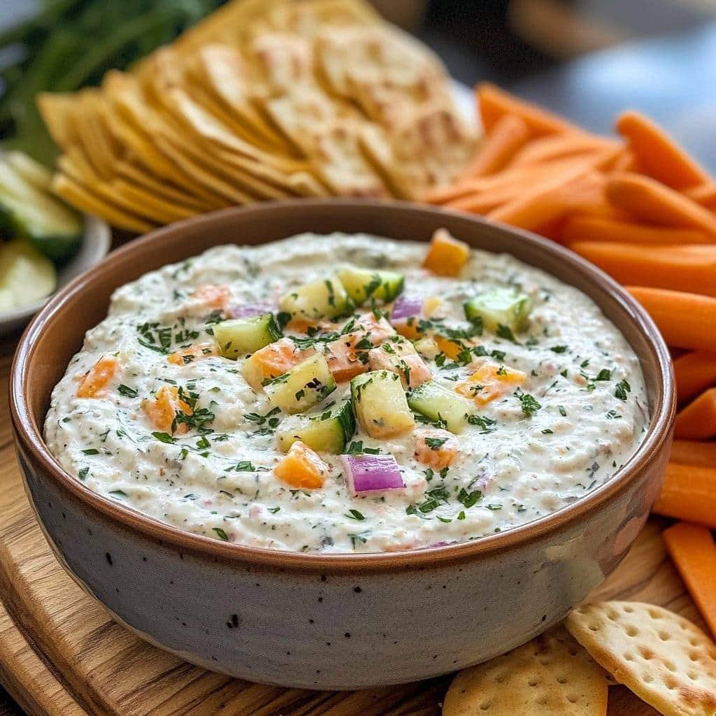 Receta de Dip de Verduras de Primavera: Fresco y Delicioso