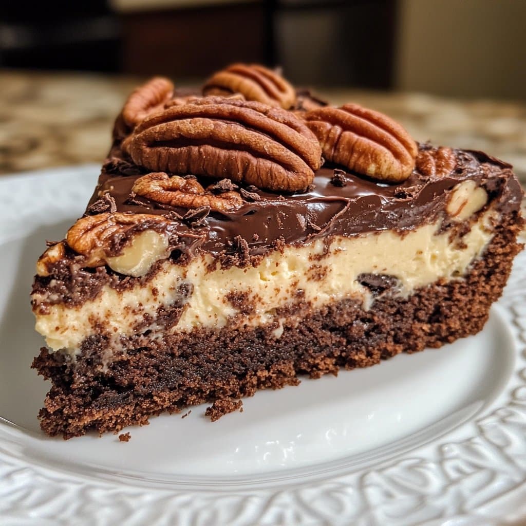 Receta de Pastel Pegajoso de Mantequilla con Nuez y Chocolate