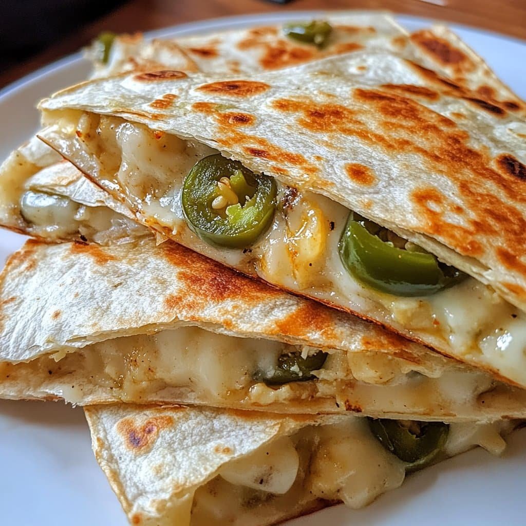 Receta Deliciosa de Quesadillas de Jalapeño Popper