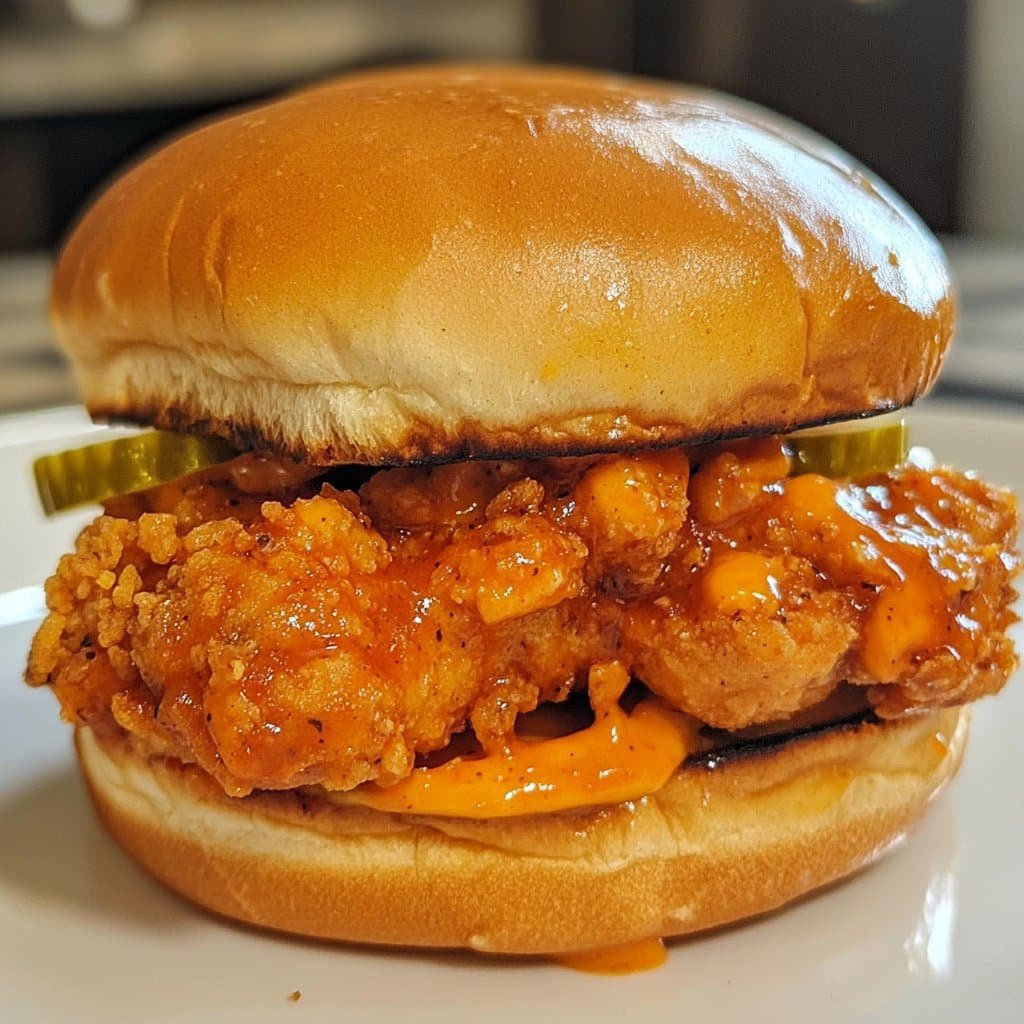 Receta de sándwich de pollo picante: un deleite lleno de sabor