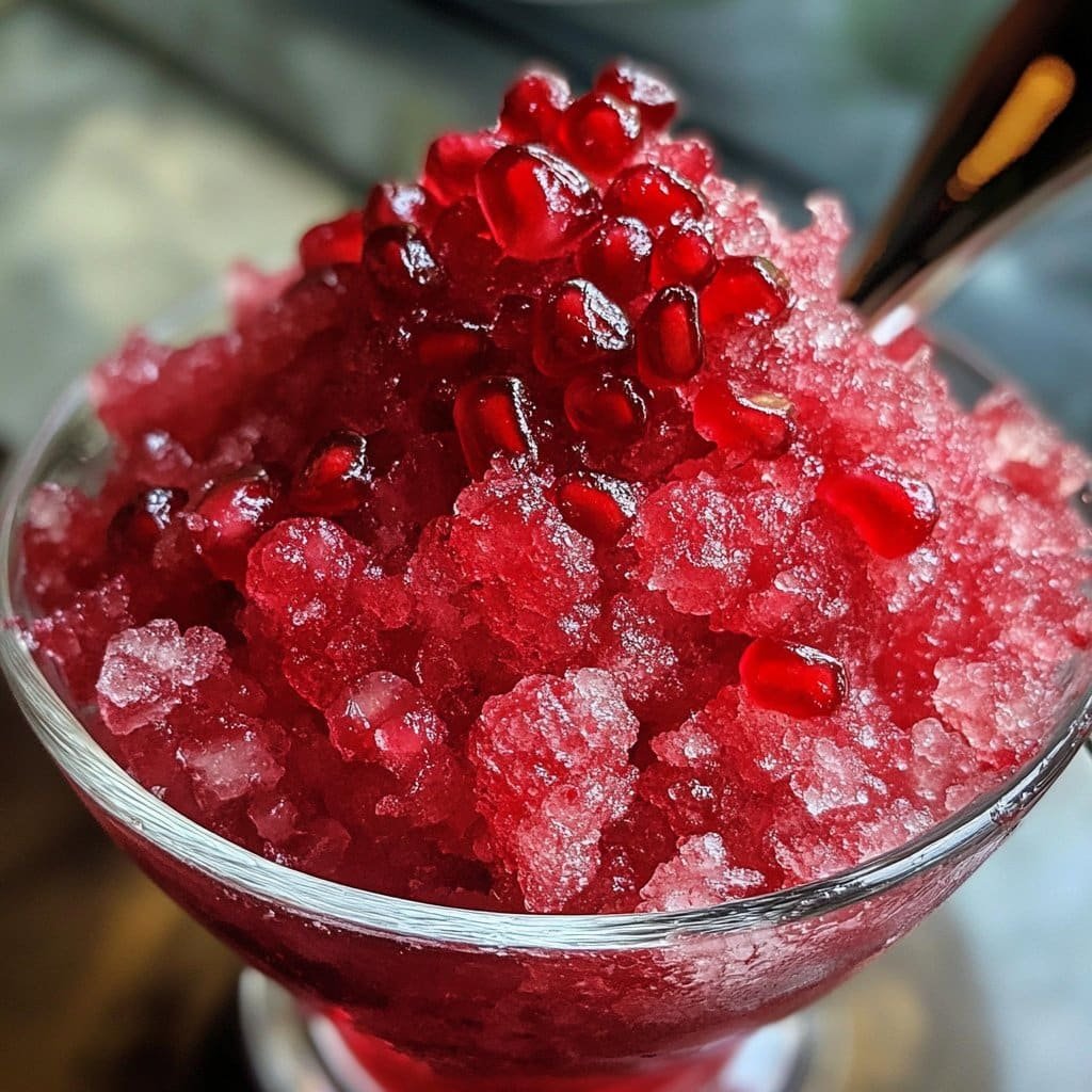 Granizado de Granada – Postre de Verano Ligero y Refrescante