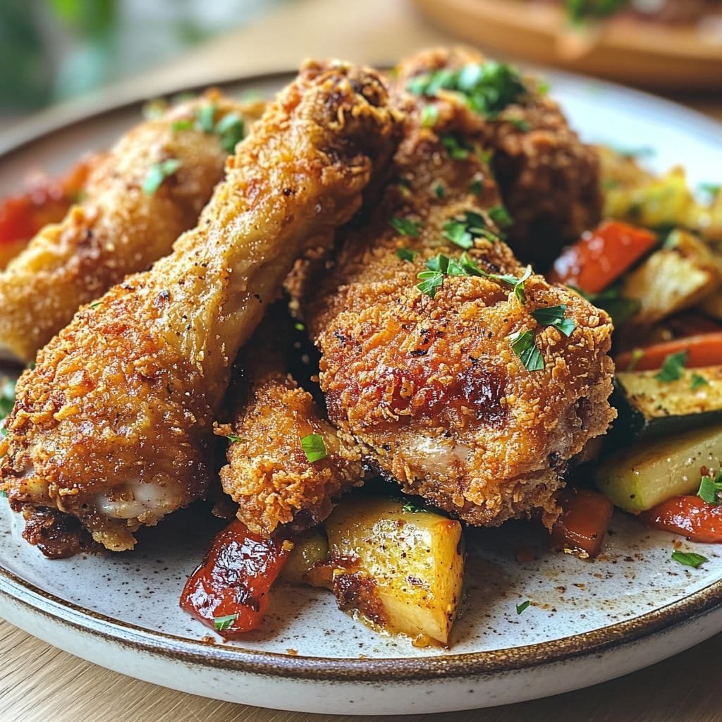 Pollo Frito Saludable al Horno – Súper Crujiente Sin Freír
