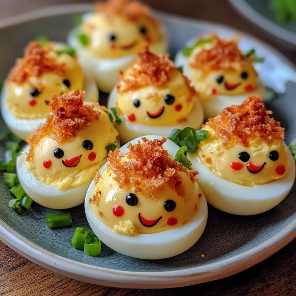 Receta de Huevos Endiablados con Pollito de Pascua para una Diversión Festiva