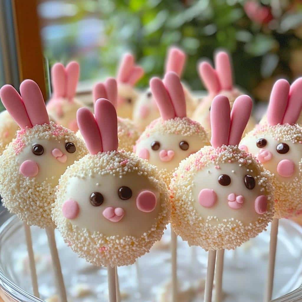 Cake Pops de Cola de Conejito: Adorables Golosinas de Pascua