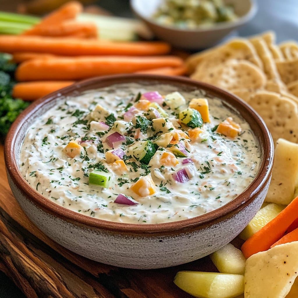 Receta de Dip de Verduras de Primavera: Fresco y Delicioso