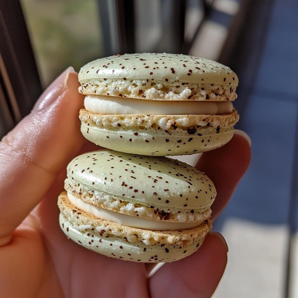 Macarons de huevo moteado: delicias perfectas para Pascua