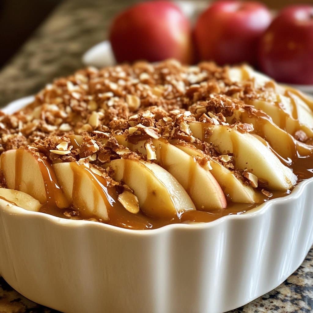 Receta de Dip de Manzana con Caramelo: Delicia Fácil y Sabrosa