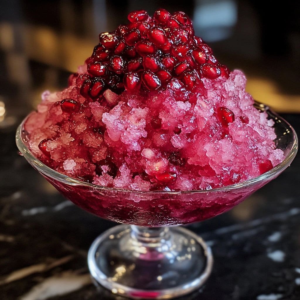 Granizado de Granada – Postre de Verano Ligero y Refrescante