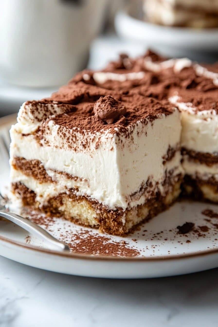 Tiramisu Semifreddo – Fácil pastel helado italiano sin hornear