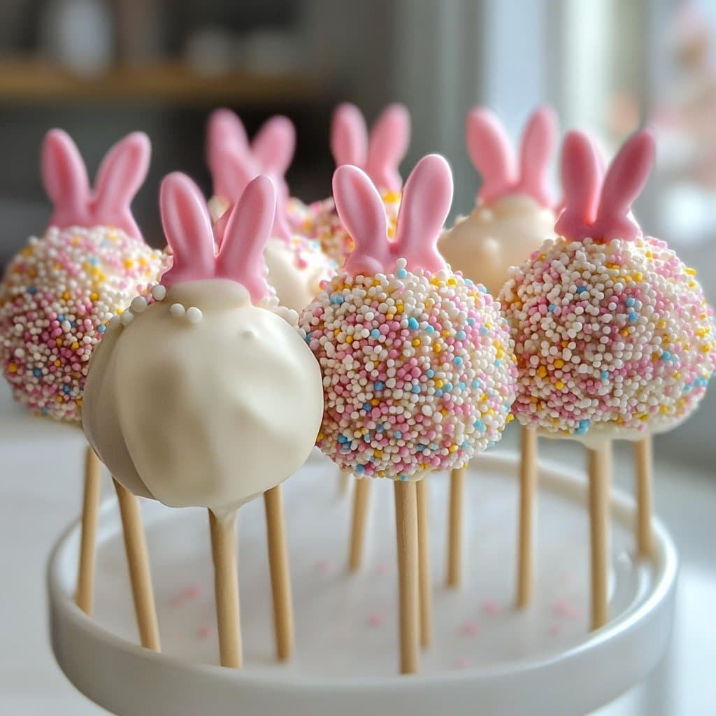 Cake Pops de Cola de Conejito: Adorables Golosinas de Pascua