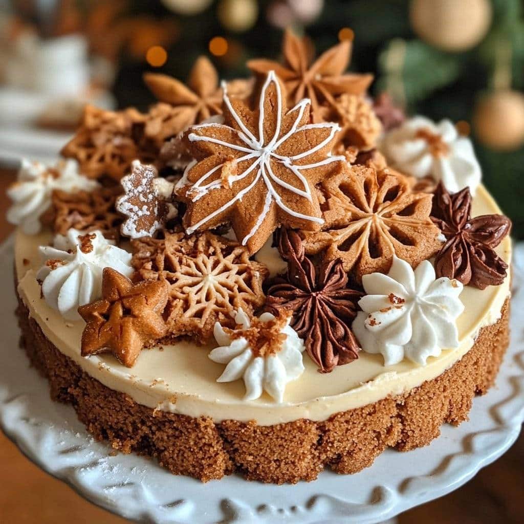 Receta Deliciosa de Galletas de Cheesecake de Jengibre